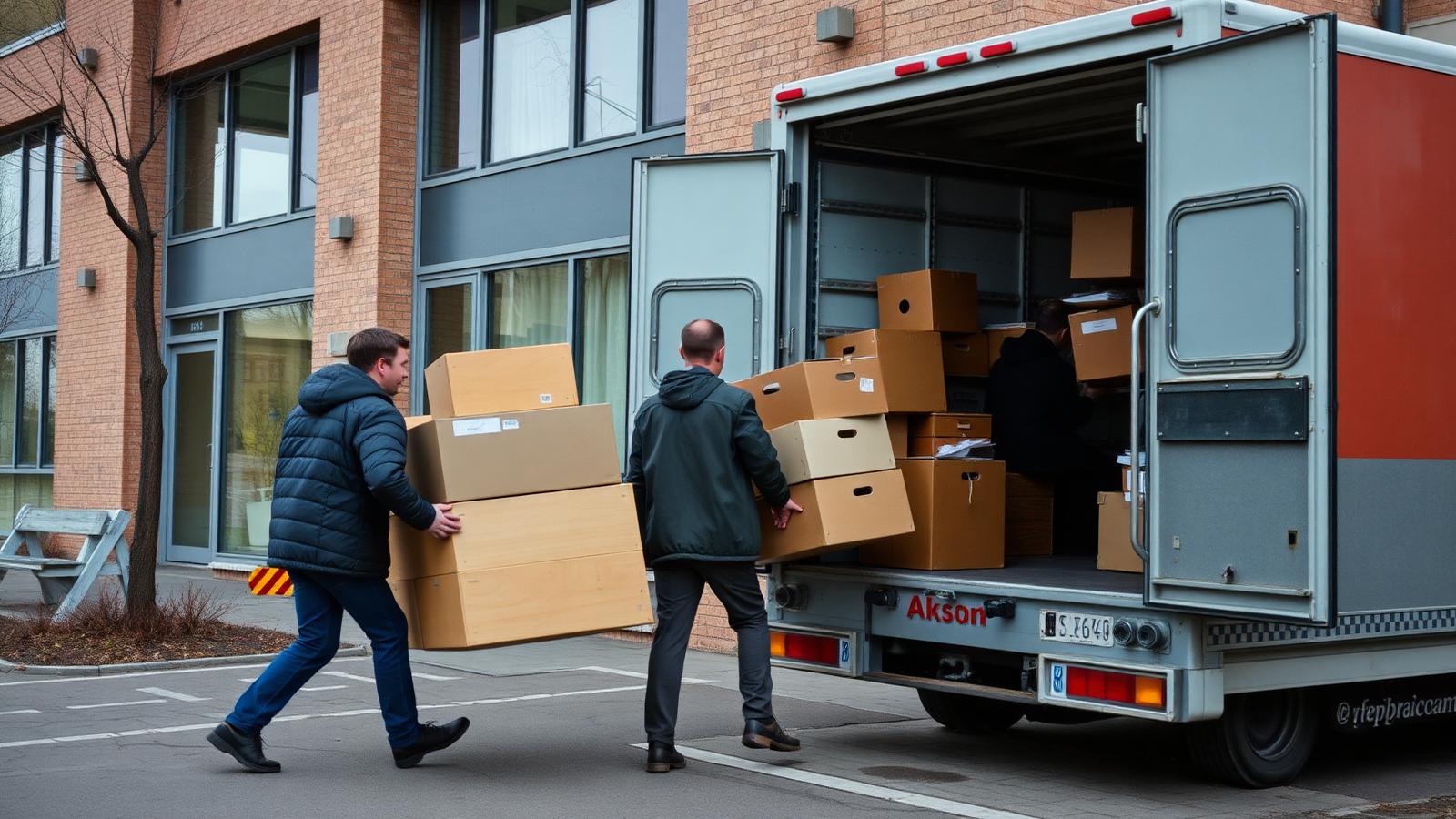 Tühjendatud kontoriruum pärast büroomööbli äravedu